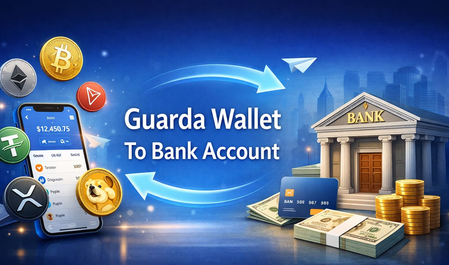 Withdraw Crypto from Guarda Wallet to Personal Bank Account